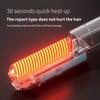 Anti Scald Electric Hair Straightening Comb Scalable Fast Heating Negative Ion Straighten Brush Smooth Comb Teeth 3 Modes