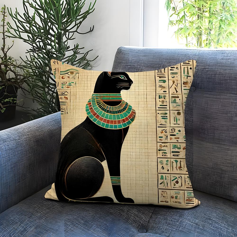 

Fashion A-AAnubis Cushion Cover Comfortable Reversible Pillow Cover Ideal for Car Sofa Bedroom & Beyond 30cmx30cm