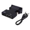 HDMI-compatible To VGA Adapter with 3.5mm Audio Cable For PC Laptop TV Box Projector Full HD 1080P HDMI To VGA Converter Adapter