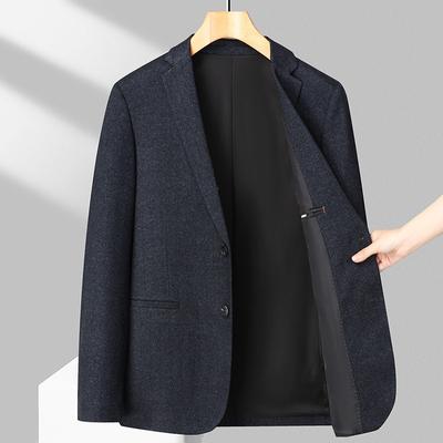 Autumn and Winter New Style Slim Stretch Men's Casual Small Suit Men's Slim Single Suit Jacket