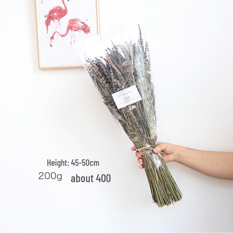 High-End Wabi-Sabi Dried Flower Decor: Natural Reeds & Wheat for Living Room or Homestay.