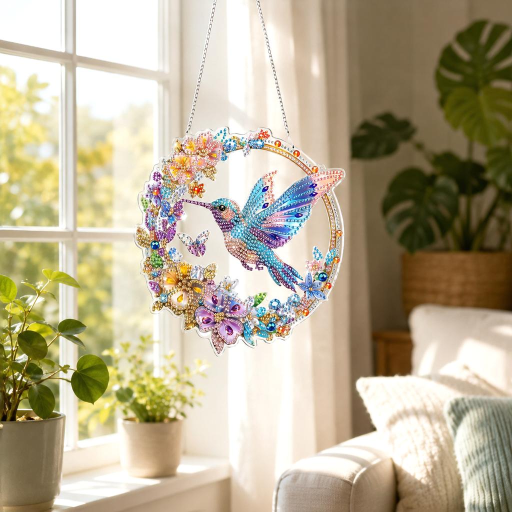 Little Bird Acrylic Hanging Ornament for Home Decor