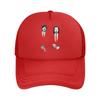Pulp Fiction Character Art Graphic Mesh Baseball Cap Casual Hat Outdoor  For Womens Unisex FeUnisex