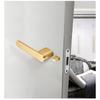 Bedroom Silent Magnetic Suction Door Lock Zinc Alloy Security Door Locks Indoor Wooden Door Handle Lockset Furniture Hardware