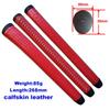 Customizable Genuine Leather Golf Putter Grip with Personalized Logo