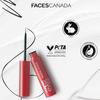 FACES CANADA Magneteyes Eyeliner - Black, 3.5ml | Intense Matte Finish | Quick Drying | 24HR Long Lasting | Fine Tip For Precise Smooth Application