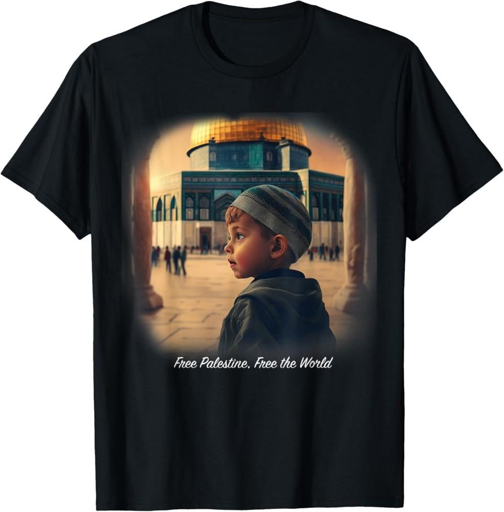 Retro Free Palestine, Free the World Join Justice & Freedom Unisex T-Shirt L