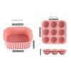 2Pcs Non-Stick Baking Trays With Cupcake Molds For Healthy Cooking Kitchen Tools Square Silicone Air Fryer Liners & Muffin Pan