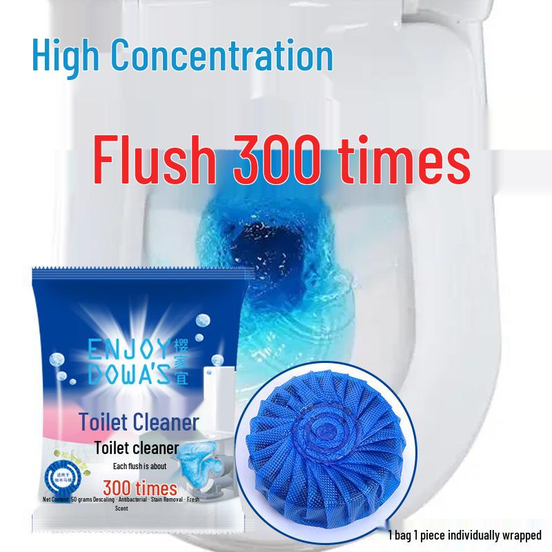 Durable High-Concentration Automatic Blue Bubble Toilet Bowl Cleaner Sachets