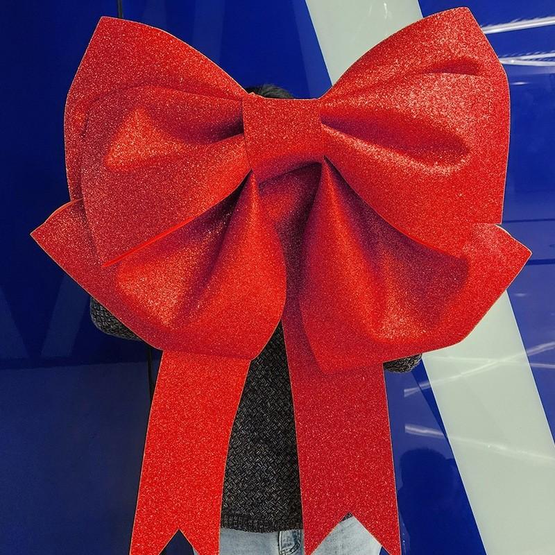 DIY Christmas Decoration 30-75cm Bow Shop Display Wedding Arch Decor Birthday Party Festivity Decor DIY EVA Bow Knot Material