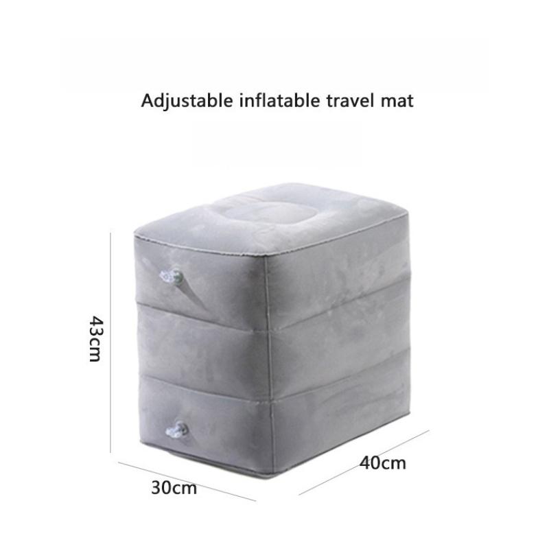 Flight Sleeping Footrest Rest Pillow On Airplane Car Bus Adjustable Kids Inflatable Travel Sleep Resting Pillows WJ529