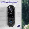 Wireless Video Doorbell Camera with Chime, Smart Home Surveillance Indoor/Outdoor, No Monthly Fee, AI Human Detection, Two Way Audio, Live View,