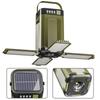 Outdoor Solar Light Type-C Rechargeable Flashlight Portable Foldable Camping Light Power Bank LED Tent Lights for Camping Hiking