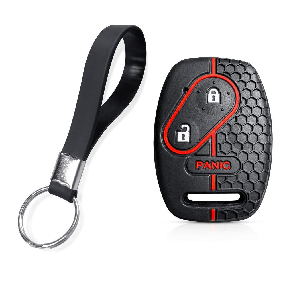 For Honda CRV SRV FRV Fit Civic Accord Jazz For Acura CSX Silicone Key Case Fob Accessories Holder Key Cover Shell