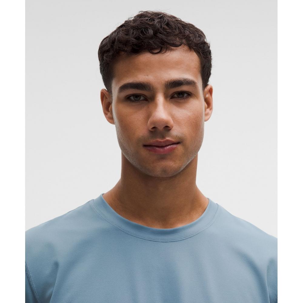 Lululemon Soft Jersey Short Sleeve Shirt Steel Blue