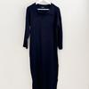 Shop   Women S Collar Neck Side Slit Long dreSS Black Ara Wdr 3863