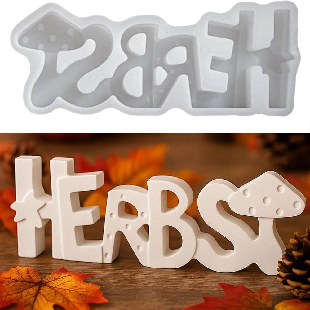 

Autumn Letter Silicone Mold Plaster Mold Casting Mold DIY Table Decoration Home Decor China Mainland
