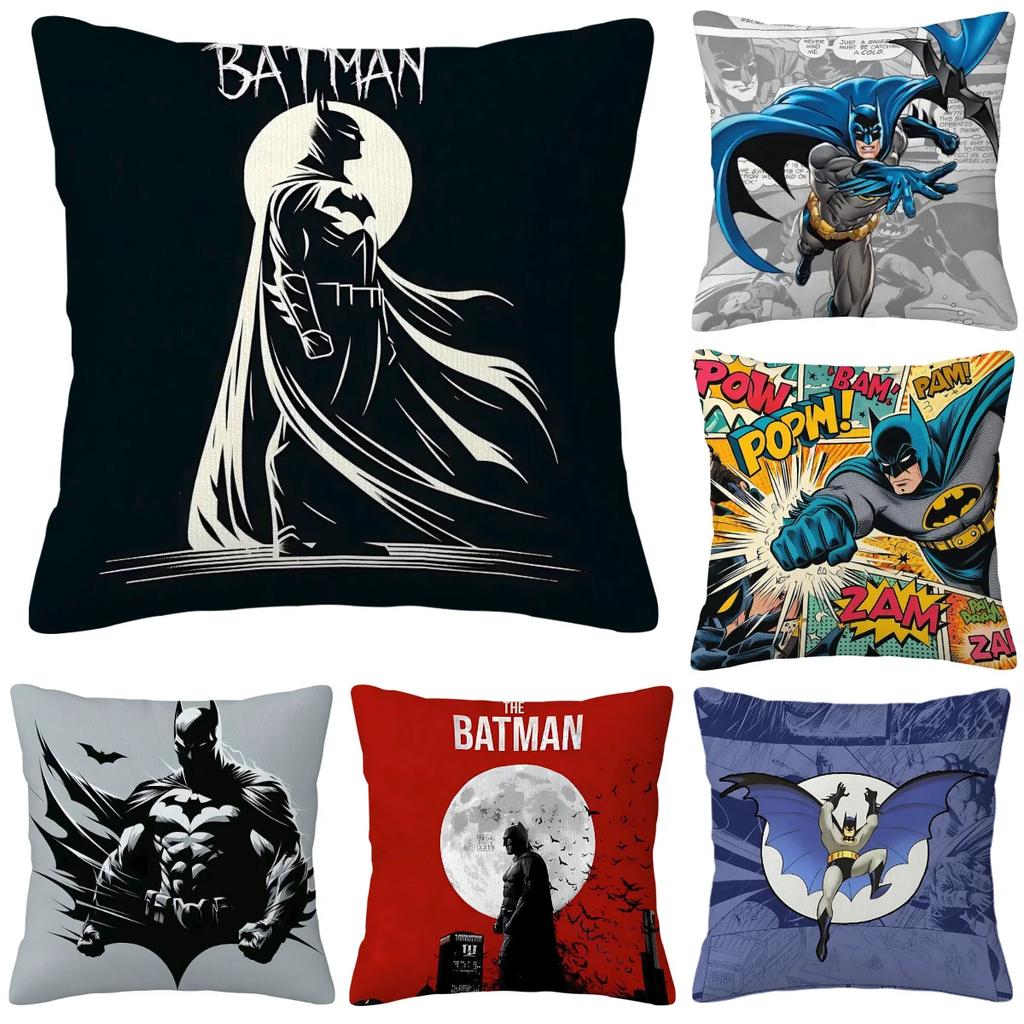 Batman Things for the Room Throw Pillow Cases Cover Decorative Pillows Interior Decoration Personalized Gifts Home Decorations