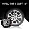 C200 E200 Für Mercedes Benz 4 Stück/Set 75mm Für Mercedes Benz AMG W203 W206 W220 W205 W211 W212 Auto Radnabenkappen Benz