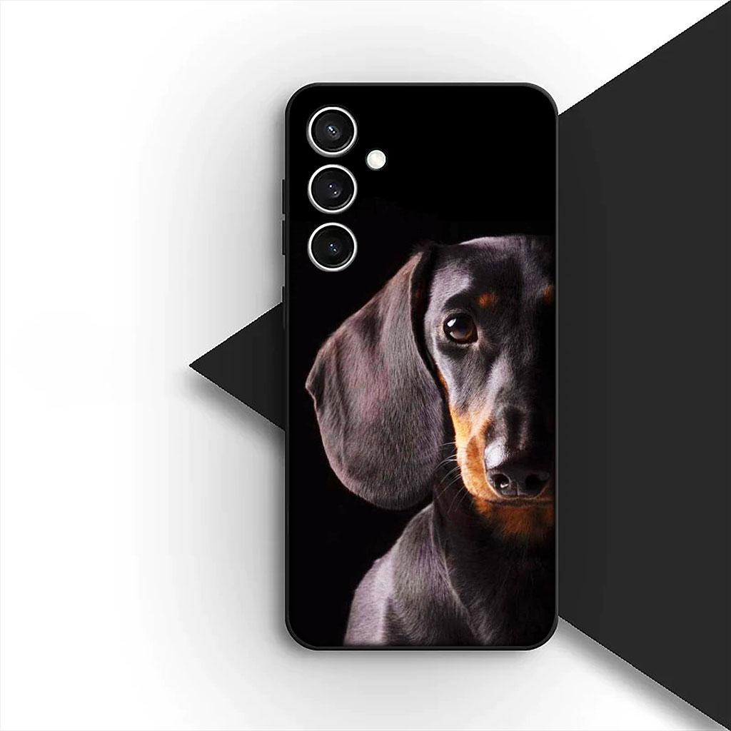 Phone Cover for Motorola Moto G86 G57 E14 E15 G14 G34 G35 G84 G24 A54 G15 Power E22 Casing Soft Case Wallpaper Dachshund Dog