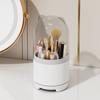 Rotating Makeup Brush Storage Cartridge, Dustproof Loose Powder Brush, Dresser Rack, Lipstick Eyeshadow, Cosmetics Storage Box.