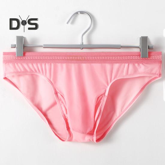 Herren-Slips, mittelhoher Schnitt, hohe Elastizität, enge Passform, atmungsaktives Höschen, einfarbig, Netznähte, sexy Unterwäsche für den Alltag