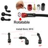 Motorcycle Brake Hose Oil Tube AN3 Stainless Steel Braided Brake Line Rotatable Banjo Fit for ATV Pit Dirt Street Racing Bike