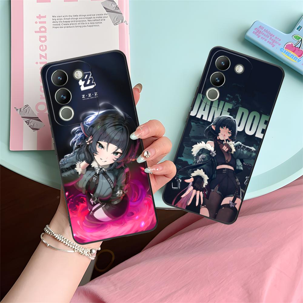 Zenless Zone Zero Jane Doe Phone Case for VIVO V60 V50 V40 V30 V29 V27 V25 V23 Pro Lite 5G Colorful Printing Cover Pretty Luxury