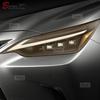 For Lexus NX  350h 450h 250 Accessories 2 Pcs Car Headlight Protective Film Front Light Transparent Smoke Black TPU Sticker