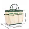 Garden Tool Bag Tote Large Capacity Sturdy Waterproof Carrying Portable Handbag for