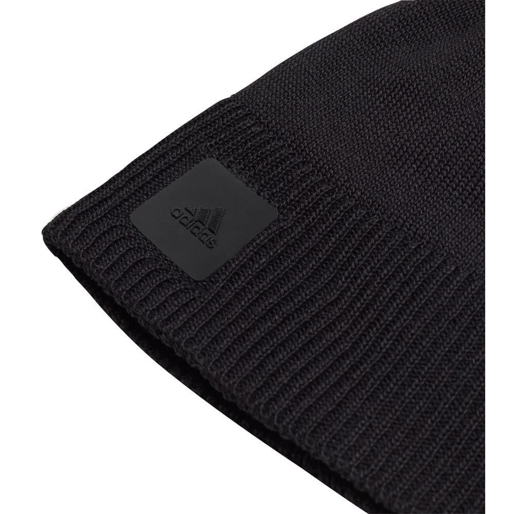 Adidas Knit Beanie Hat EMH36 Size Kids' Black/White (GV2091) 54-57cm