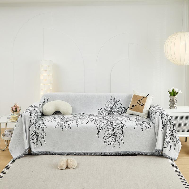 Thick Sofa Protector Soft Pet Friendly Multifunction Sofa Towel Easy-care Cover for Living Room Sofa