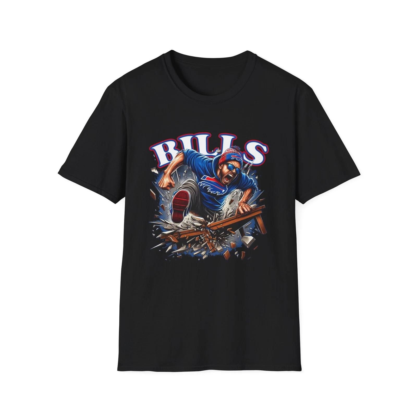 Bills Mafia Breaking Tables T-Shirt – Smash with Passion XXXXL