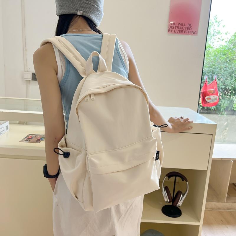 

Повседневный рюкзак женский 2024 новый модный большой вместимости рюкзак для старшеклассников колледжа сумка для компьютера дорожная сумка белый