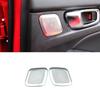 Inner Door Speaker Horn Cover Trim For Honda 11th Civic - Matte Silver