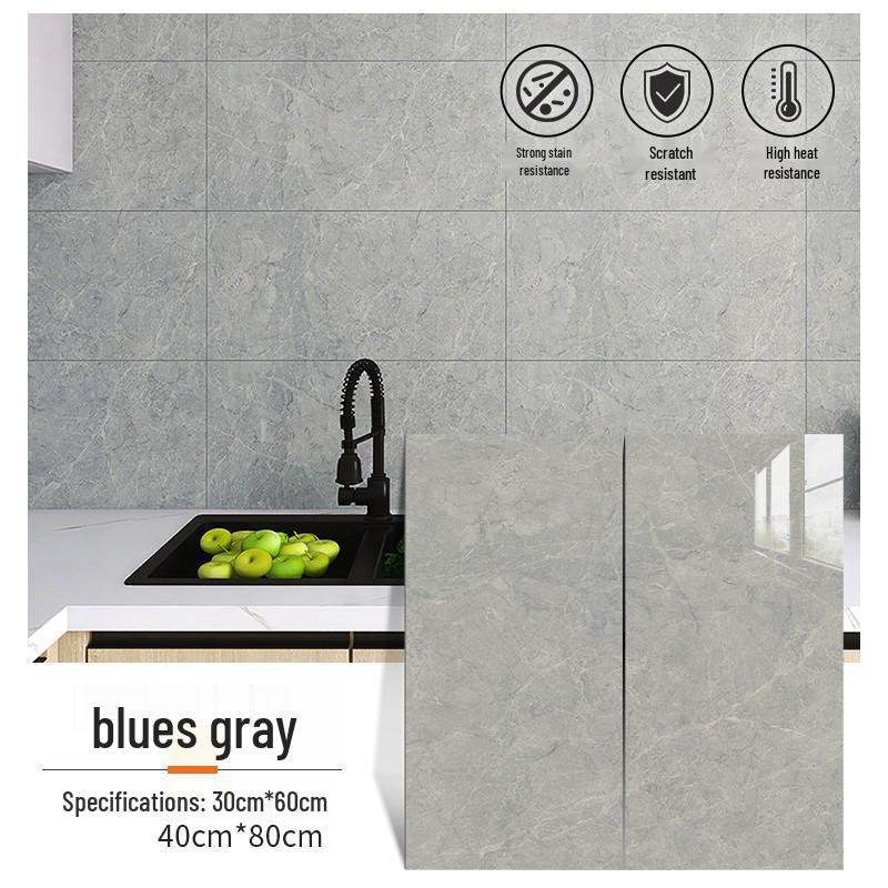 Waterproof Gold-Plated Imitation Tile Wall Sticker for Bathroom and Kitchen Renovation