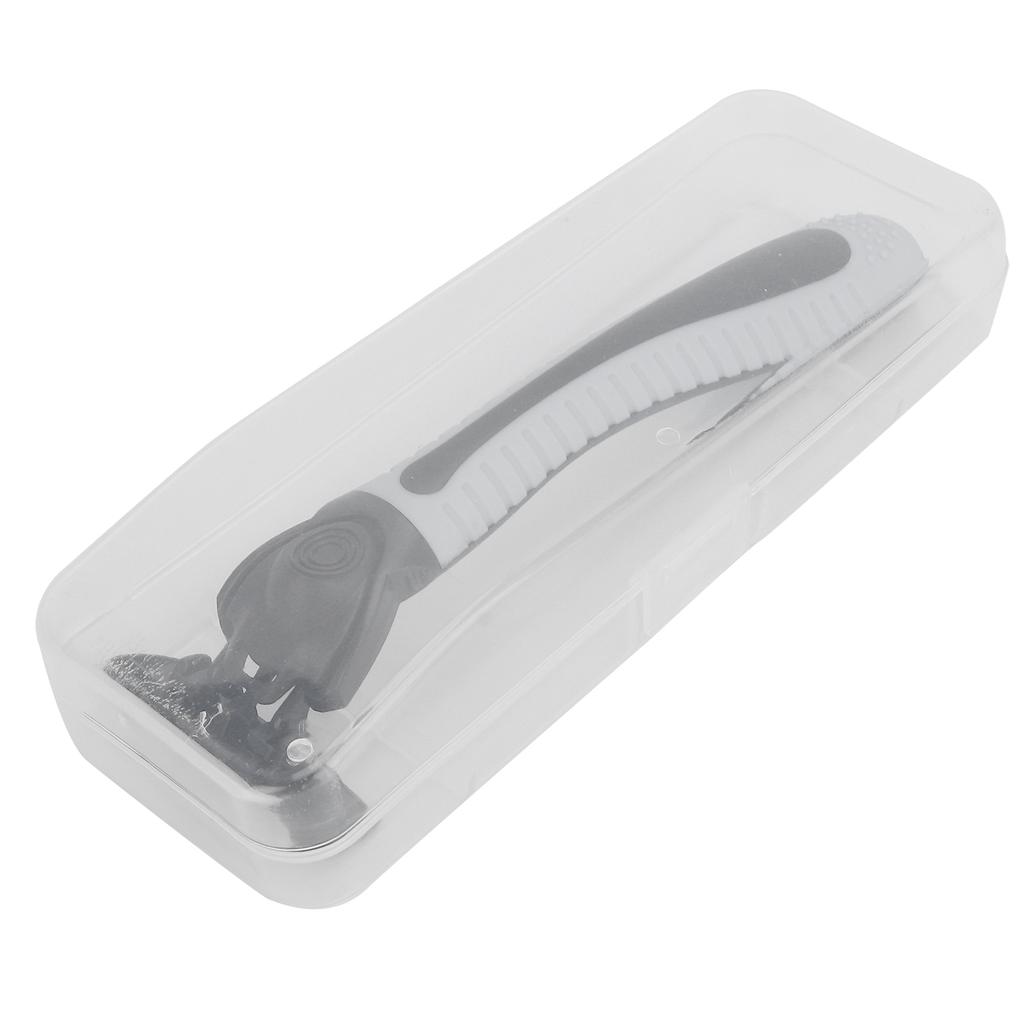 Manual Razor Travel Case Portable Transparent Breathable Razor Handle Storage Protect Box
