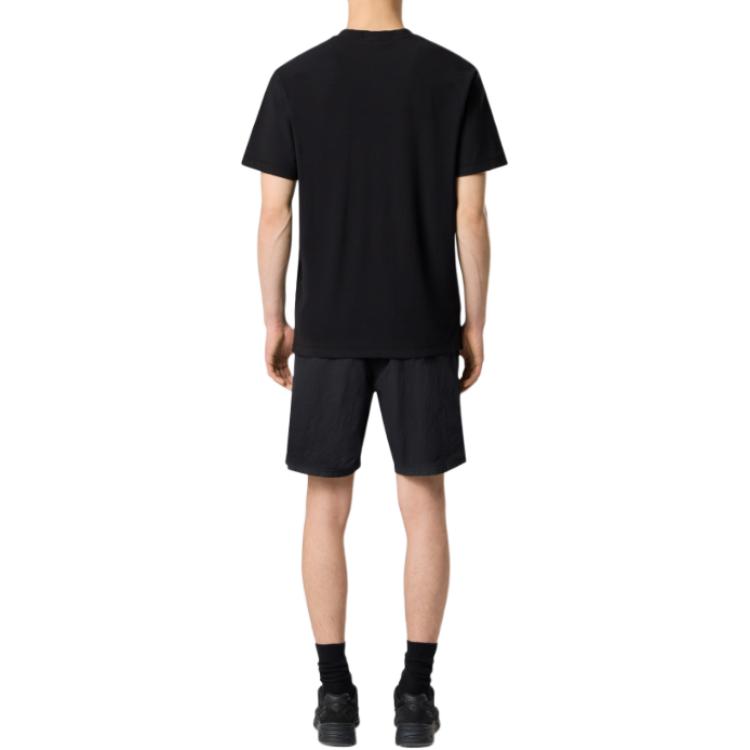 Stone Island Ghost Series Solid Color Crew Neck Short Sleeve T-Shirt Men Tops Black K1S1521000-08S0F11-V0029