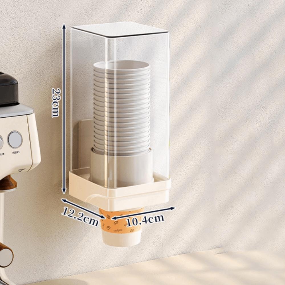 Wall-mounted Disposable Cup Storage Rack Paper Cup Dispenser  Water Cooler Area
