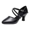 Latin Dance Shoes For Women Square Dance Shoes High Heels Ballroom Dance Shoes Sneakers Seasonal Dancing Shoes Leather Sole