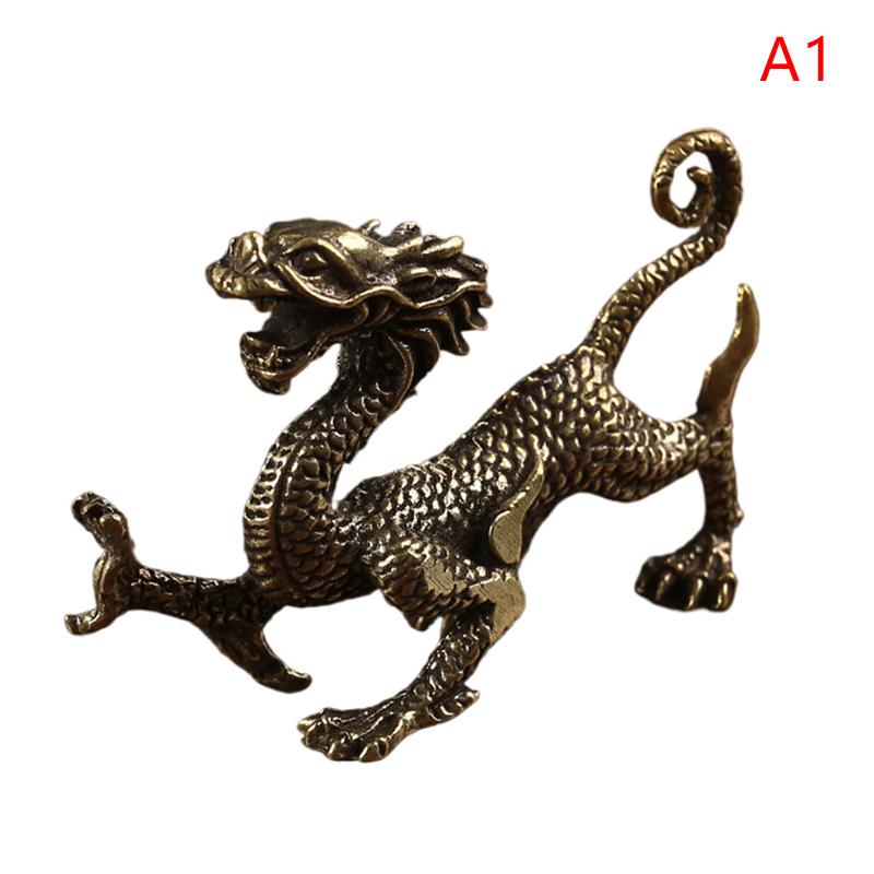 

Латунные фигурки Лазурного Дракона, Белого Тигра, Алой Птицы, Черной Черепахи, Счастливый Процветающий Зверь Декор Украшение для рабочего стола в офисе