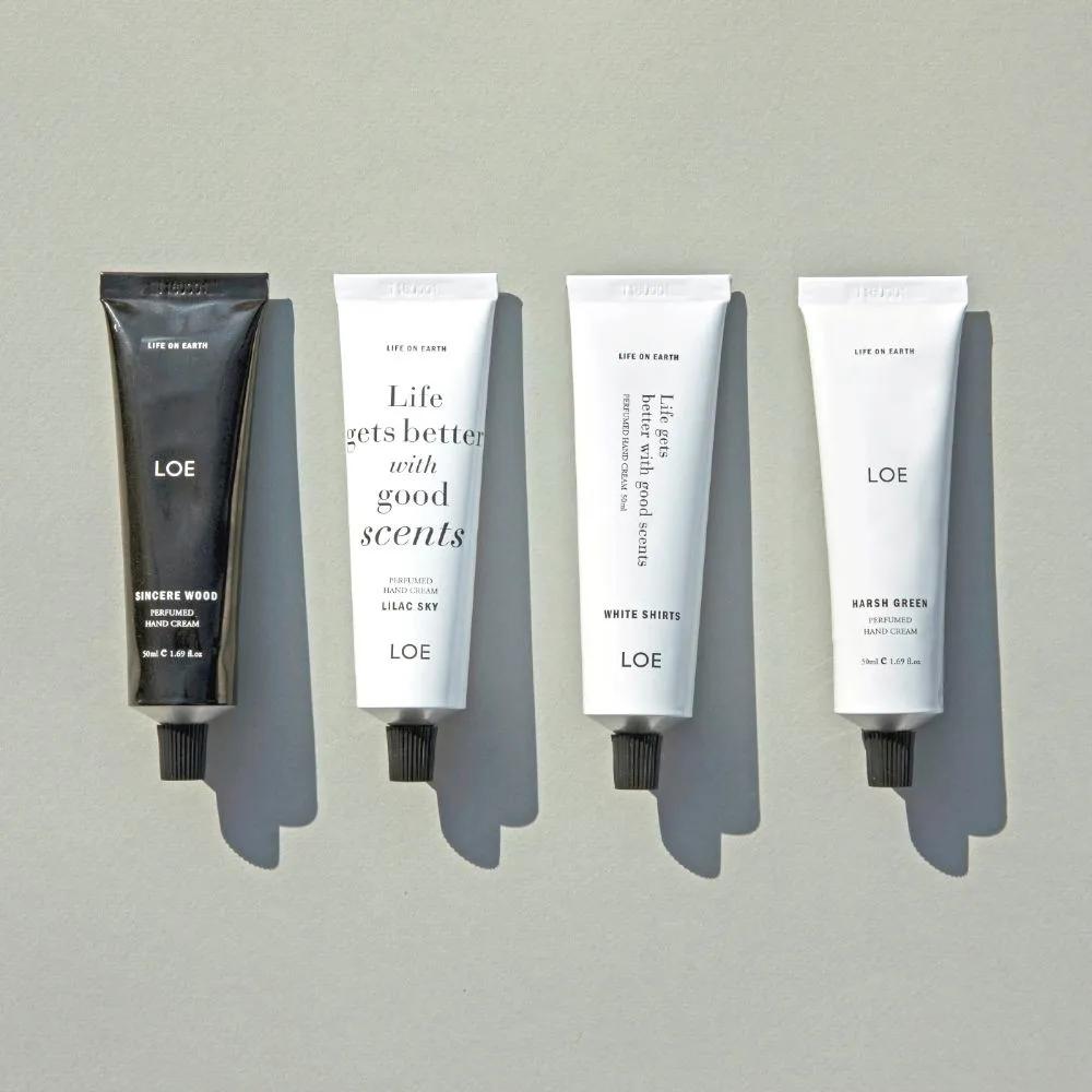 Perfumed Hand Cream 50ml - Choose 1 of 6 (Vegan Hand Cream). The exact scent of Loewe perfume. Lilac Sky (Fresh Lilac Scent)