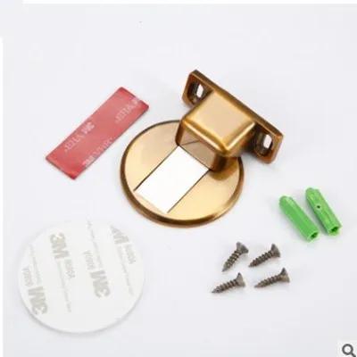 Magnetic Door Holder Stopper Invisible Doorstop Wall Floor Mount Safety Catch Stainless Steel Door Suction Bedroom Supplies