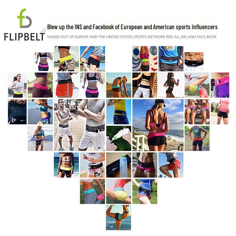 Fbit Zippered Sports Running Waist Bag