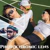 Photochromic Sports Sunglasses Oversized Monolithic Lens Comfort Fit for Cycling Hiking UV400 Lightweight Adventure Ready