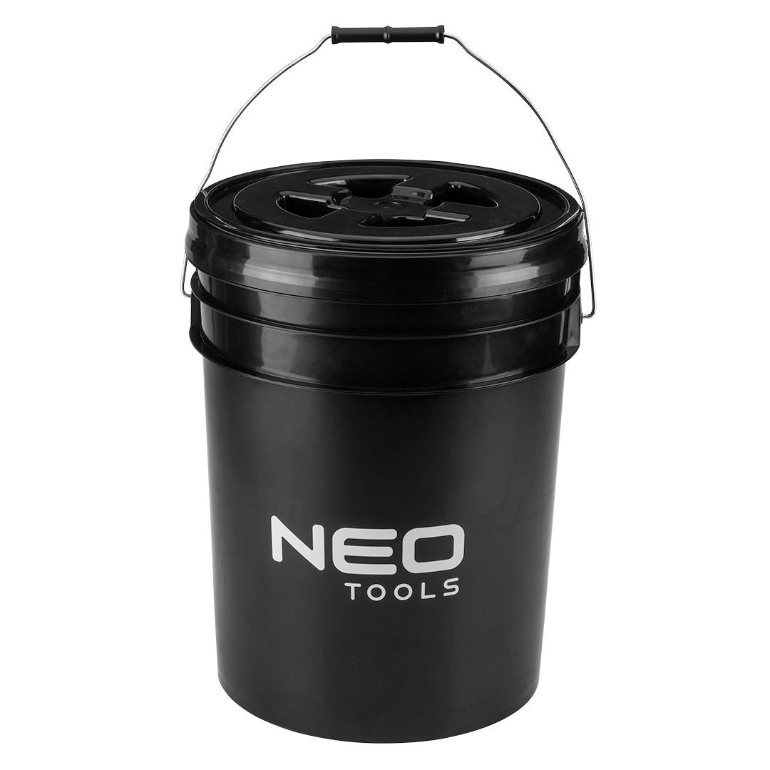 NEO Tools grit bucket - wasemmer 20L - met separator en sealer - PP - autowasemmer