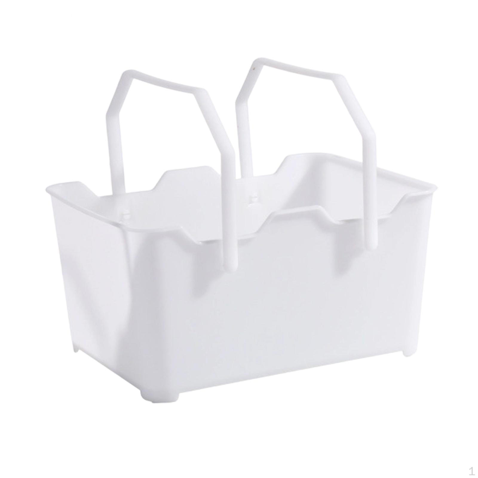 

Ведро для льда на подставке, большая вместимость, моющееся, с ручкой, ящик для пива, для охлаждения напитков, коктейлей белый