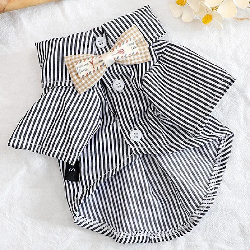 

Собачья рубашка Маленький щенок Одежда для собак Летний Кот Чихуахуа Йорки Одежда Йоркширский Померанский Шпиц Пудель Бишон Шнауцер Костюм для питомца S чёрный