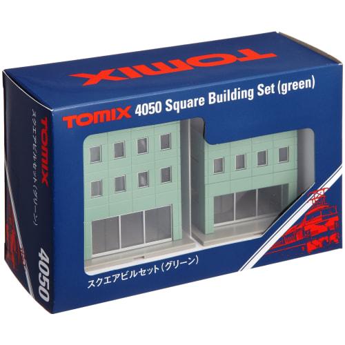 

TOMYTEC TOMIX N Gauge Square Building Set, Green, 4050, Model Train Supplies