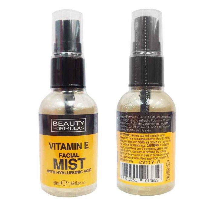 Beauty Formulas Vitamin E Facial Mist With Hyaluronic Acid